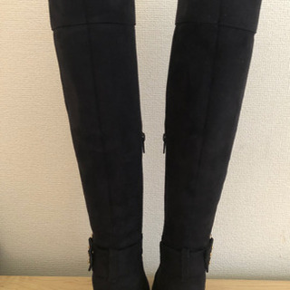 新品 EGOIST エゴイスト スエード ニーハイブーツ ロングブーツの画像