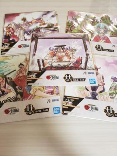 ▶ONEPIECE 和色紙 5枚セット