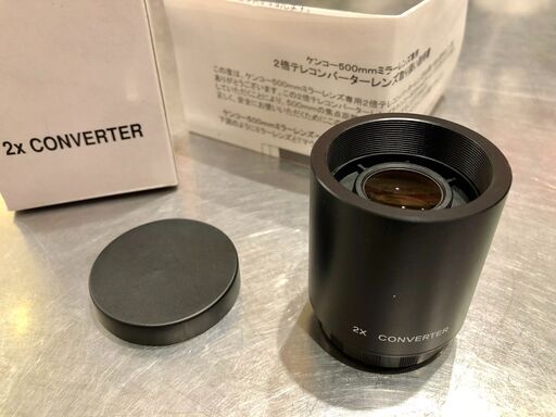 中古　2倍テレコンバーター　ミラーレンズ（500mm F6.3）専用　ケンコー　KENKO