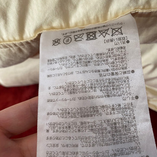 羽毛布団 クイーンサイズ 使用約１年の画像