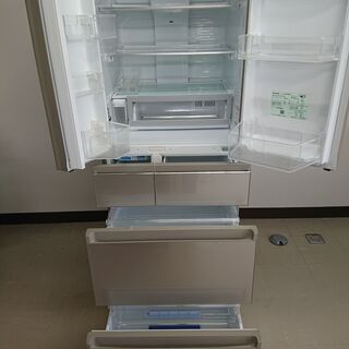 引取場所 南観音 N 301-293　美品　 Panasonic　ノンフロン冷凍冷蔵庫　NR-SPF455X-N　2020年製の画像