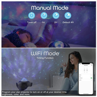 お譲り先決まりました。新品未使用、スタープロジェクターライト ベッドサイドランプ プラネタリウム家庭用 投影ランプの画像