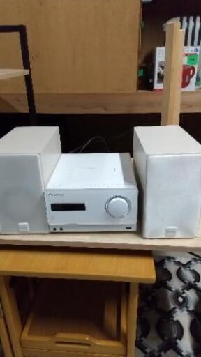 【中古品】パイオニア ipodドック対応コンポ