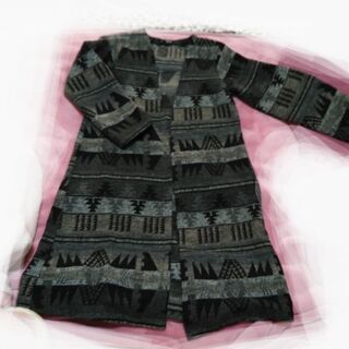 《MOUTHvalley》ネイティブ柄ガウンコート✨の画像