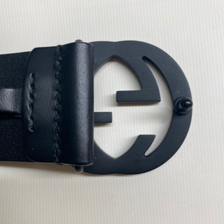 GUCCI黒レザーベルト