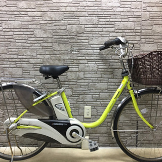 東京23区配達無料　新基準 Panasonic パナソニック ビビDX 8Ah リチウム 電動自転車☆中古☆パナ ■26インチ■