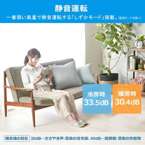 冷暖房6畳用エアコン新品工事費込