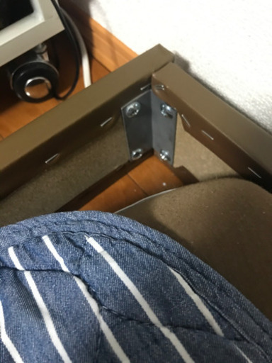 値下げ　使用期間4ヶ月　セミダブル　ブラウン　フレーム