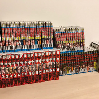 値下げ 【全巻セット】グラップラー刃牙1巻〜24巻、バキ1巻〜17巻、範