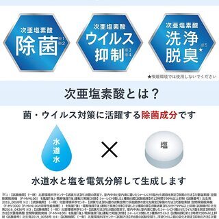 新品！ジアイーノ 4100 18畳 タブレット おまけ付 ウイルス 除菌 パナソニック 次亜塩素酸 電解水 空間除菌脱臭機 Panasonic ziaino ペット臭 料理 コロナ対策