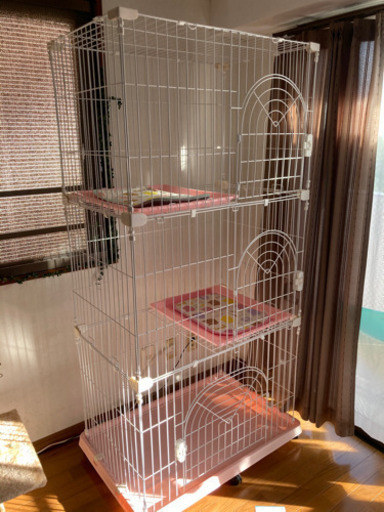 美品　大型猫ちゃんゲージ❣️値下げしました。