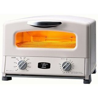ホワイト　アラジン グラファイトグリル＆トースター4枚焼き AG...