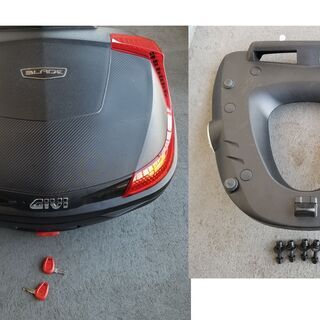 GIVI セット品 モノロック トップケースB47バックレスト付...