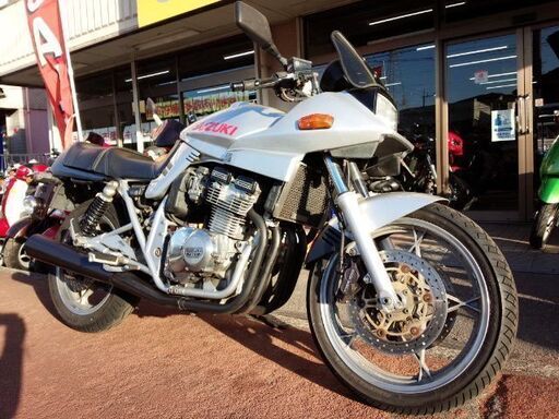 NO.3627　ＧＳＸ４００Ｓカタナ　水冷４サイクル１６バルブ４気筒４００ｃｃ　シルバー　 ☆彡