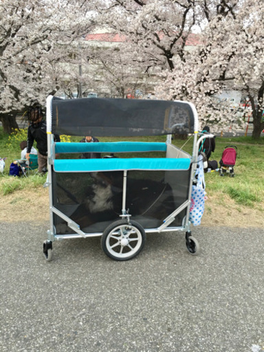 ※お取引き中[大型犬　超大型犬]ペットカート[耐荷重60kgまで]バーニーズやゴールデンなどに!