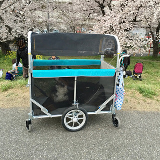 ※お取引き中[大型犬　超大型犬]ペットカート[耐荷重60kgまで...