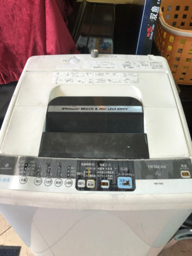 売約済激安HITACHI:全自動洗濯機.2013年式.7k
