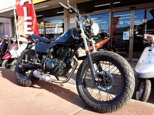 NO.3629　ＴＷ２００　スーパーサウンドマフラー　タックロールシート　ブラック　☆彡