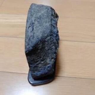鑑賞石 　縦約15㌢　横約15㌢　深緑の画像