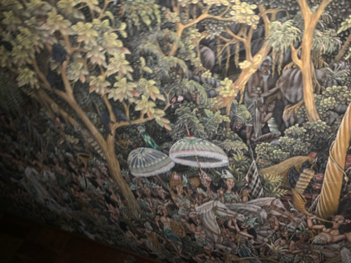 大きな民族　油画