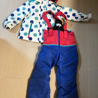 【無料】子ども用サイズ120 スキーウェア上下【あげます】