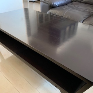 同時購入で割引あり。カフェテーブル　ダークブラウン　お引き取りに来ていただける方に！の画像