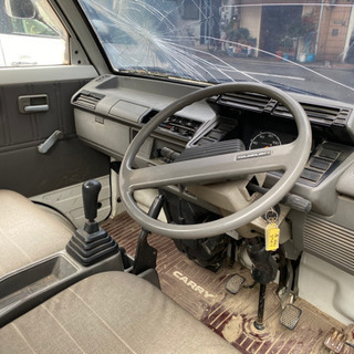 希少！旧車値上がり必至！平成2年キャリィDA41T★24700km実走行☆4速MT★2WDの画像