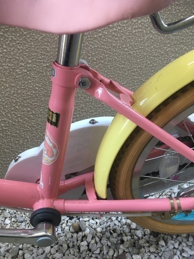 16インチ　マイメロディ　自転車　女の子