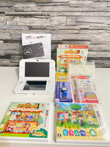美品　New  任天堂　3DS  LL  どうぶつの森　2本　その他　セット