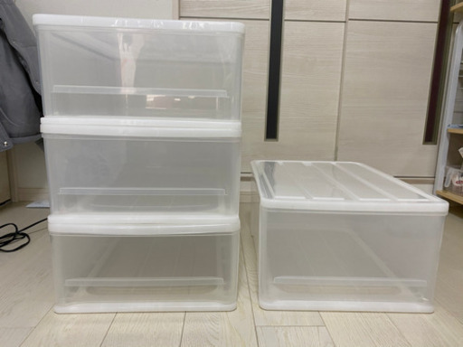 ニトリ クローゼットケース S×3、M×1