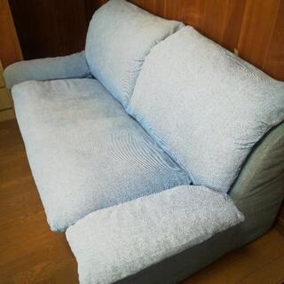 無料　ソファ　布製　水色　村田インテリアデザイン