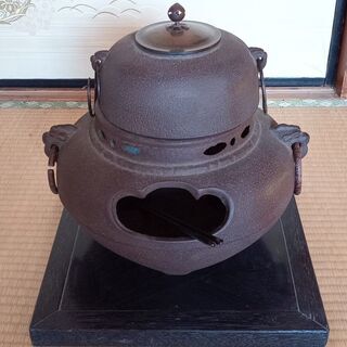 古い茶釜？差し上げます