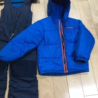 248、ジュニアスキーウエア上下セット Columbiaの画像