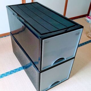 押入れ衣装収納ケース②2個組