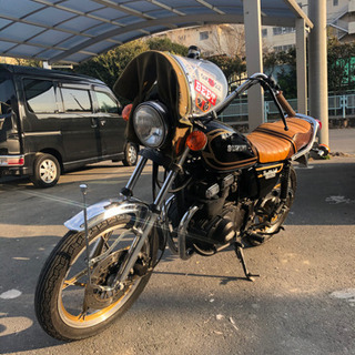 旧車　GSX250T 新品パーツ多数　ザリ　の画像