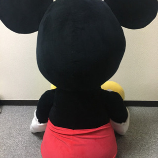 【特大】ミッキーマウスのぬいぐるみ 約80×75×73cmの画像