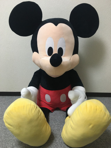 【特大】ミッキーマウスのぬいぐるみ 約80×75×73cm