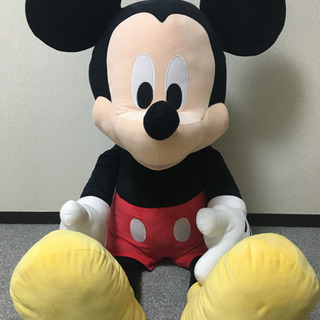 【特大】ミッキーマウスのぬいぐるみ 約80×75×73cm