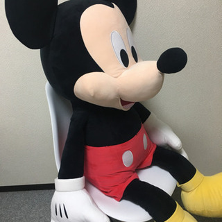 【特大】ミッキーマウスのぬいぐるみ 約80×75×73cmの画像