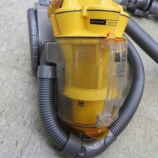 ダイソン サイクロンクリーナー DC12 イエロー 掃除機 紙パック不要 中古動作品の画像