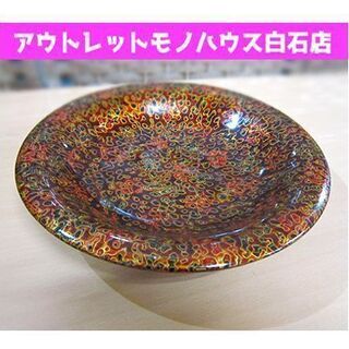 札幌【津軽塗 唐塗 呂上 菓子皿 ヒバ材】銘々皿 元箱付き 漆塗...
