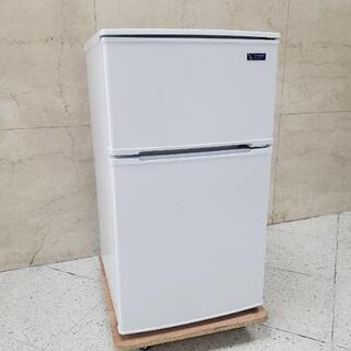 ヤマダ電機ノンフロン冷凍冷蔵庫90L2019年製YRZ-CO9G1除菌・清掃済み YAMADA SELECT(ヤマダセレクト) YRZC09H1 2ドア冷蔵庫 (87L・右