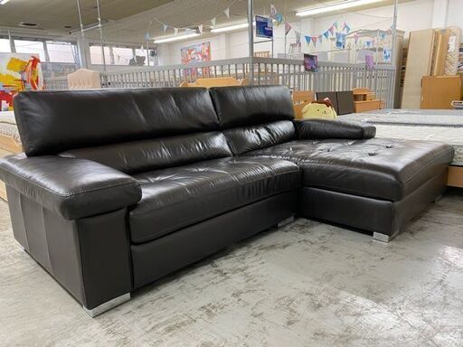 【愛品館 江戸川店】ACTAS　コーナーソファ　カウチソファ　本革　ID:156-008634-007　配送可　代引き配送可（代引きの場合は現金のみのお取り扱になります）