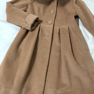 中古　クリーニング済み　ファー付きコート　38 LD prime...