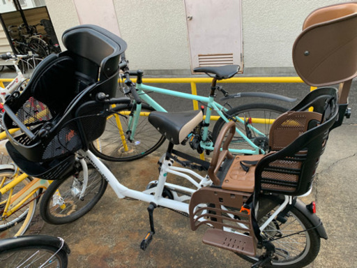 【決まりました】前後子供乗せ自転車　3人乗り