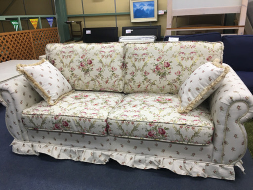 da0202   ★美品　2人掛け姫系ソファー