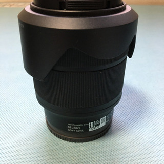 新古品　SONY α7 III + SONYレンズ　SEL2870の画像