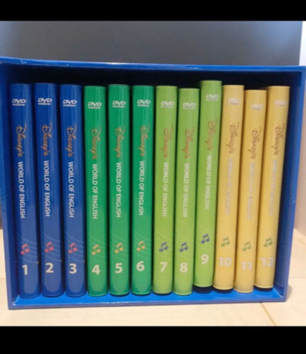 DWE ディズニー英語システム DVD (9巻ケースのみ、ディスク無し)