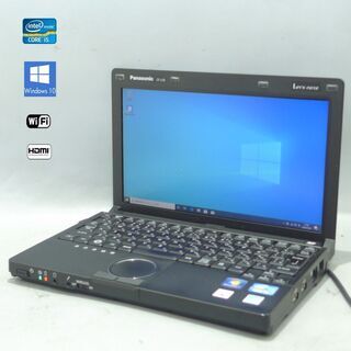 送料無料 2550H使用 ノートPC 中古良品 10.1型 Panasonic CF-J10EYCDS Core i5 8GB 無線 WiMAX Windows10 Office