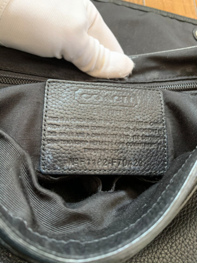 COACH  レザーショルダーバック
